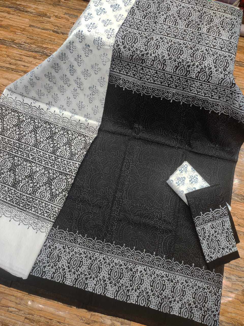 Black print cotton Kameez