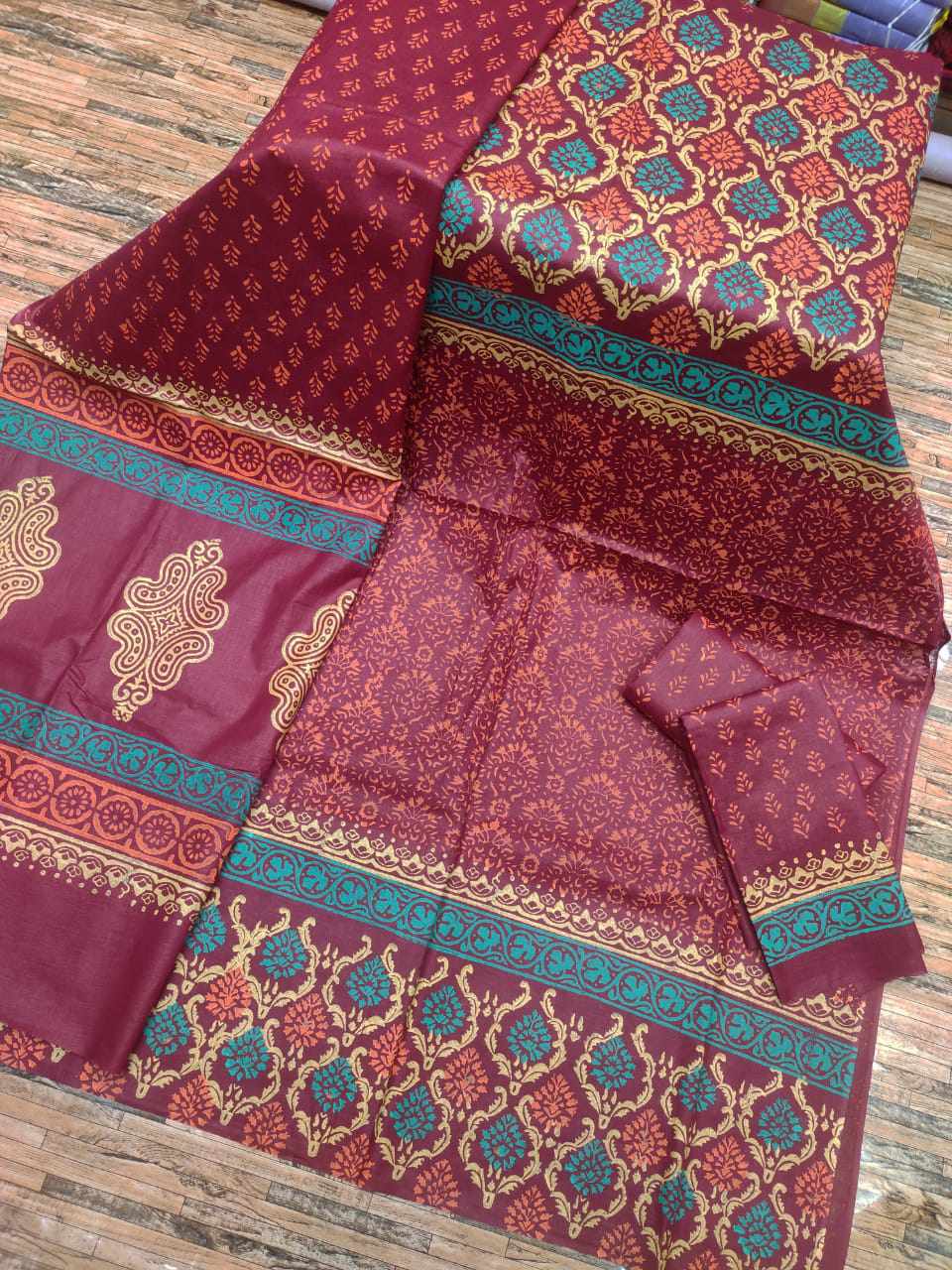 Black print cotton Kameez