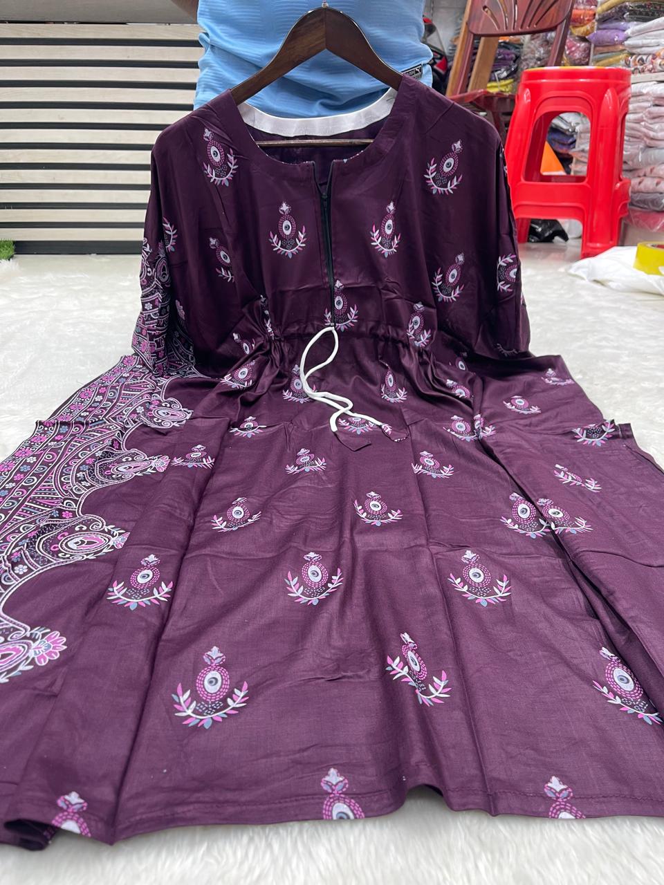 Lilen kaptan printed 1 pcs